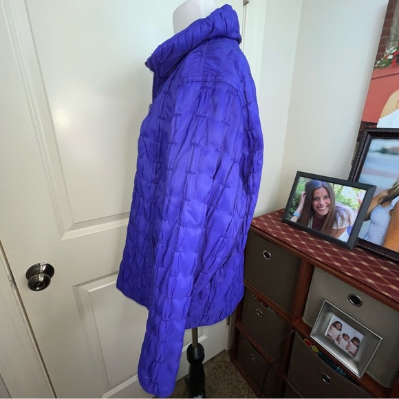 Mycra Pac Donatella Fashion Travel Reversible Rain Coat Purple Small - Picture 5 of 17